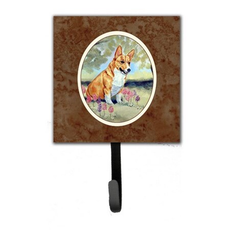 Jensendistributionservices Corgi Leash or Key Holder, 6 x 1.25 x 4.25 in. MI225450